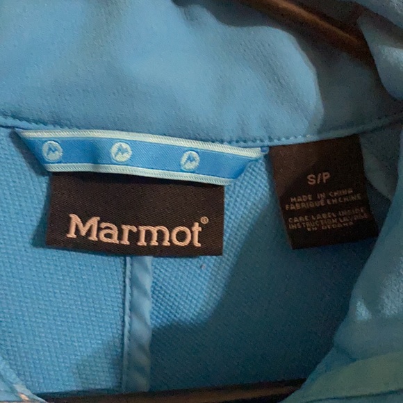 Marmot Blue Softshell Jacket Sz S - Picture 4 of 5